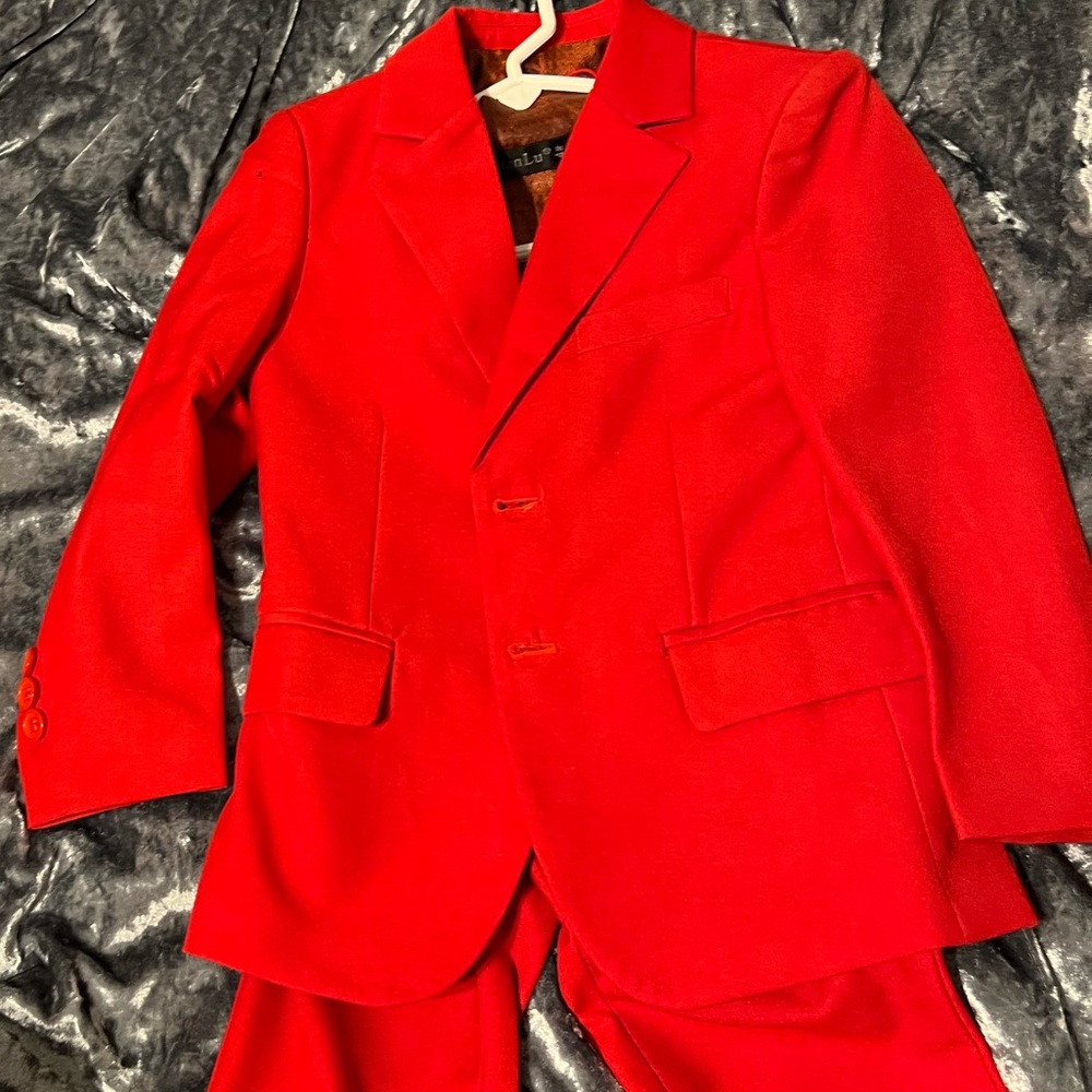 Kids Red Suit Set